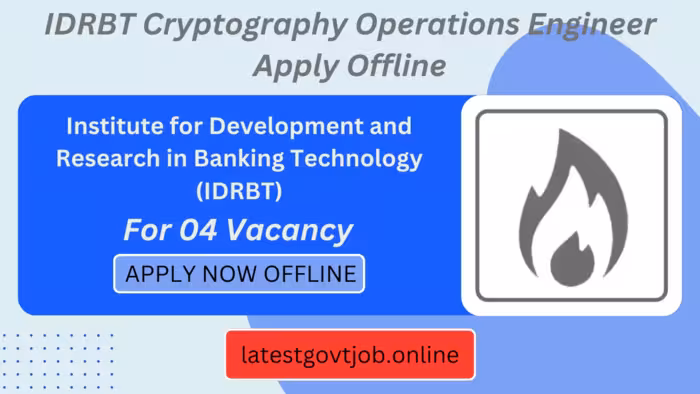 IDRBT Cryptography Operations Engineer Apply Offline